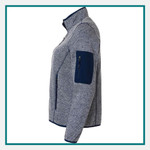 North End Jasper Jacquard Fleece Jacket Embroidered North End Jasper Jacquard Fleece Jacket Embroidered