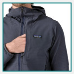 Patagonia R1 TechFace Hoody Custom Logo