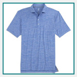 Johnnie-O Men's Huron Heathered Polo Custom Embroidery
