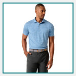 Johnnie-O Men's Huron Heathered Polo Corporate Logo