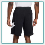 Nike Club Shorts Custom Printed