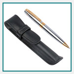 Sheaffer 300 Ballpoint Pen & Leather Pouch Gift Set Custom