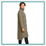 MiiR Sashiko Stretch Puffy Long Jacket Embroidered