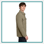MiiR Sashiko Stretch Puffy Shacket Embroidered