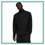 alo Unisex Double Take Long Sleeve 1/4 Zip Custom Embroidery