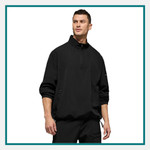 alo Light Weight Takeaway Track Pullover with Company Logo