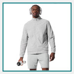 alo Conquer Max Mock Neck Full Zip Jacket with Company Logo
