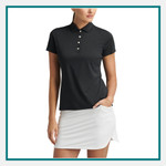Peter Millar Short-Sleeve Button Polo Custom Logo