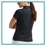 Peter Millar Ladies Short-Sleeve Button Polo - Embroidered