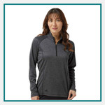 Adidas Space Dyed Quarter-Zip Pullover Custom Embroidered
