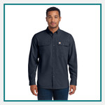 Custom Carhartt Force Solid Long Sleeve Shirts