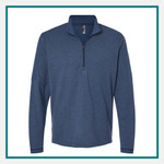 Adidas 3-Stripes Quarter-Zip Sweater Pullover with Company Logo