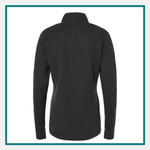 Adidas® Ladies'  3-Stripes Quarter-Zip Sweater Pullover - Embroidered