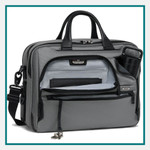 TUMI Alpha Medium 15" Expandable Briefcase Corporate Logo