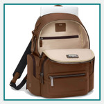 TUMI Harrison Hadden Leather Backpack Debossed