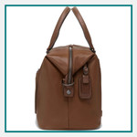 TUMI Harrison Nelson Leather Duffel Corporate Logo