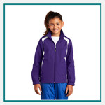 Sport Tek Youth Colorblock Raglan Jacket Embroidering