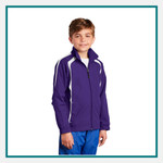 Sport Tek Youth Colorblock Raglan Jacket Corporate