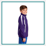 Sport Tek Youth Colorblock Raglan Jacket Custom