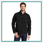 Port Authority Textured Soft Shell Jacket Custom Logo