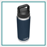 REAL YETI 36 oz. Laser Engraved Offshore Blue Yeti Rambler Bottle with Chug  Cap Personalized Vacuum Insulated YETI