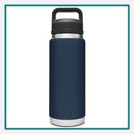 REAL YETI 36 oz. Laser Engraved Offshore Blue Yeti Rambler Bottle with Chug  Cap Personalized Vacuum Insulated YETI