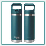 YETI 18 Oz Rambler Bottle Straw Cap Custom Logo