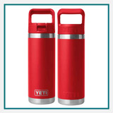 YETI 18 Oz Rambler Bottle Straw Cap Custom Engraved