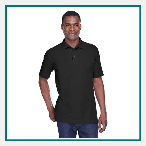 Harriton Men's 5 oz. Blend-Tek™ Polo - Embroidered