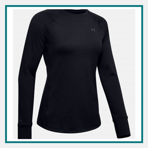 Under Armour® Ladies' Base™ 4.0 Crew Long Sleeve Shirt - Embroidered