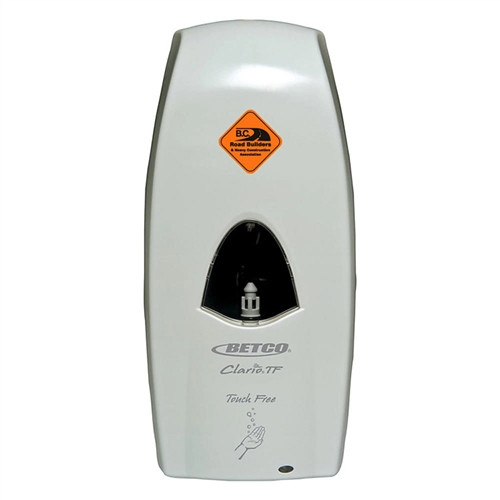 Betco® Clario® Touch-Free White Soap/Sanitizer Foam Dispenser - Custom
