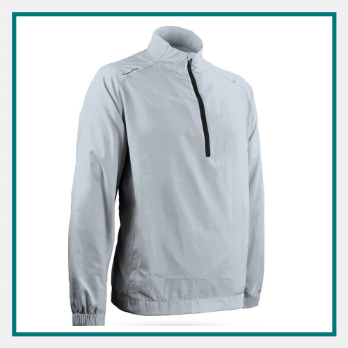 Sun Mountain Men's Brushed Solo Pullover - Embroidered