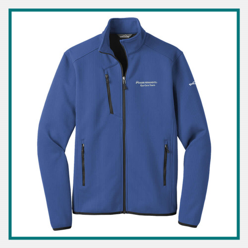 Custom Eddie Bauer® Mens Full-Zip Heather Stretch Fleece Jacket