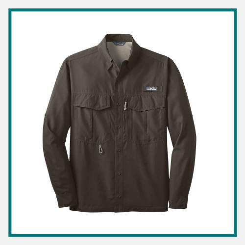 Eddie Bauer Long Sleeve Performance Fishing Shirt- Company Gear – EZ  Corporate Clothing