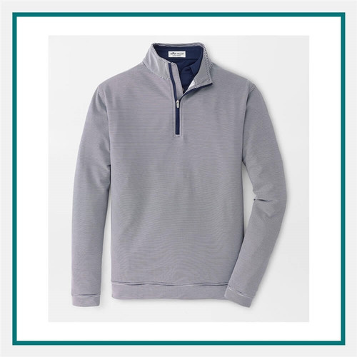 Peter Millar Perth Mini Stripe Pullover Custom