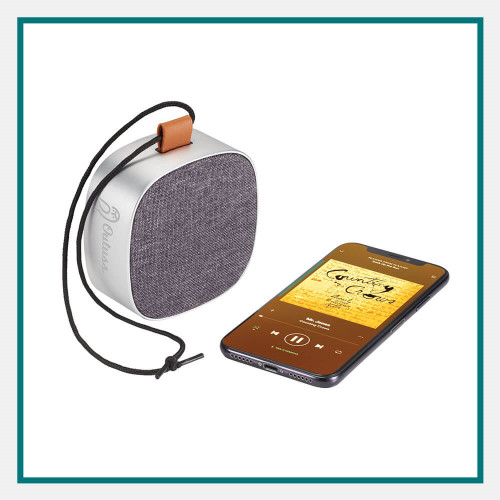 Tahoe Metal & Fabric Waterproof Bluetooth Speaker - Custom
