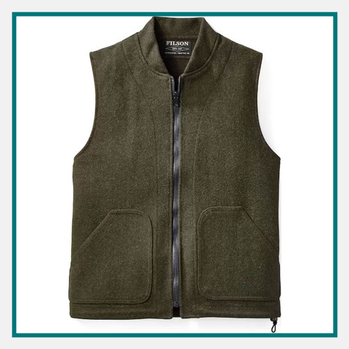 Filson Mackinaw Wool Vest Liner Embroidered | ELITE PROMO INC