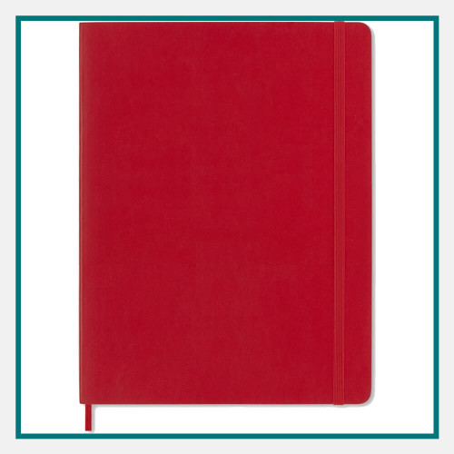 Moleskine Soft Cover Ruled Extra Large Notebook Deboss Logo