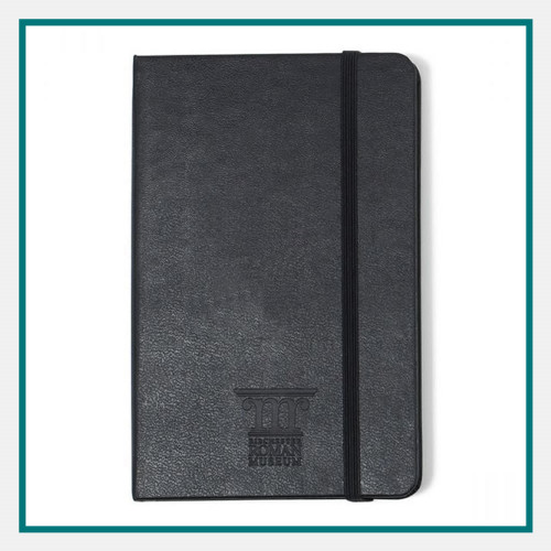 Moleskine Hard Cover Ruled Pocket Notebook Debossed Logo