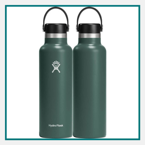 Hydro Flask 21 Oz Standard Mouth Engraved Logo