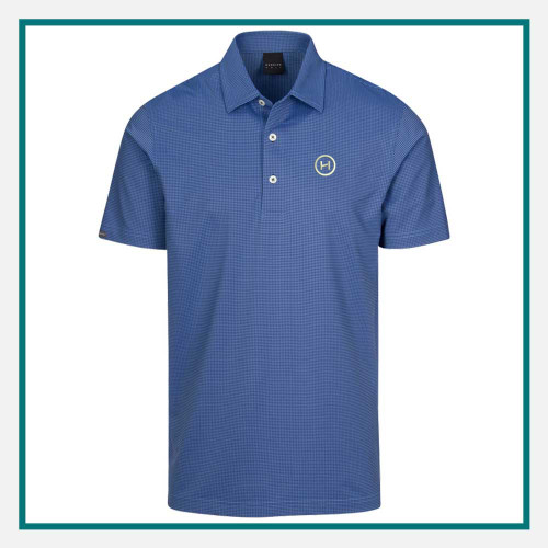 Dunning Farley Jacquard Golf Shirt Custom Logo