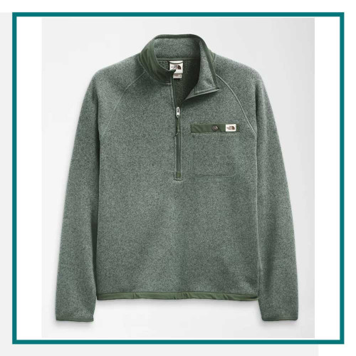 The North Face Men's Gordon Lyons 1/4 Zip Pullover - Embroidered