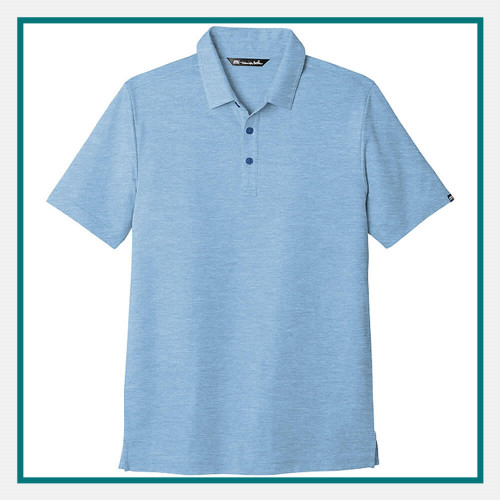 TravisMathew Oceanside Heather Polo Custom Logo