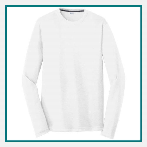 Sport-Tek® Long Sleeve PosiCharge® Competitor™ Cotton Touch™ Tee - Embroidered
