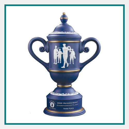 Origins Small Ceramic Golf Trophy Engraved Logo