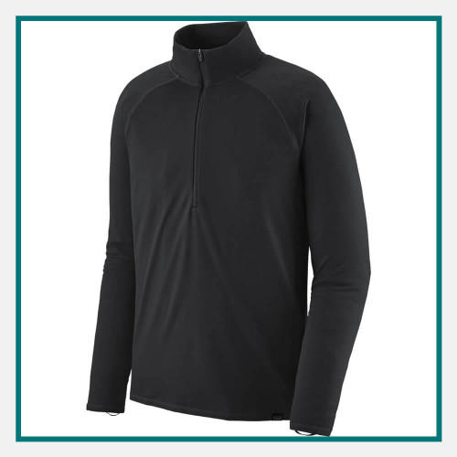 Patagonia Capilene Midweight Zip-Neck Embroidered Logo