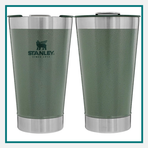 Stanley Stainless Steel Vacuum Insulated Pint Glass Beer Mug, 16 oz 