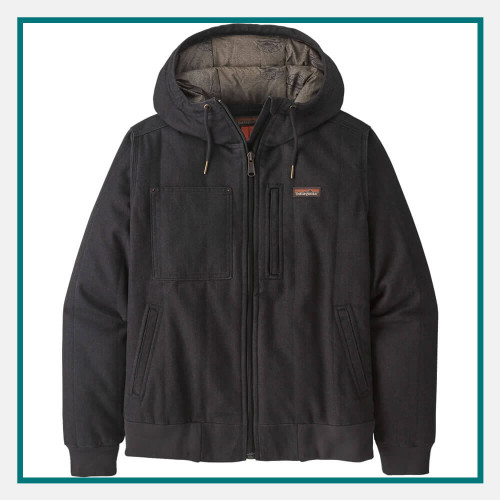 Patagonia Hemp Canvas Bomber Hoody Jacket Custom Embroidery