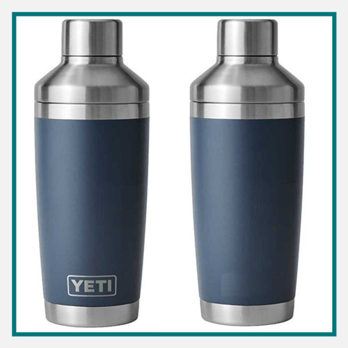 YETI Rambler 20 oz Cocktail Shaker, Stainless Steel, Vacuum Insulated, Navy