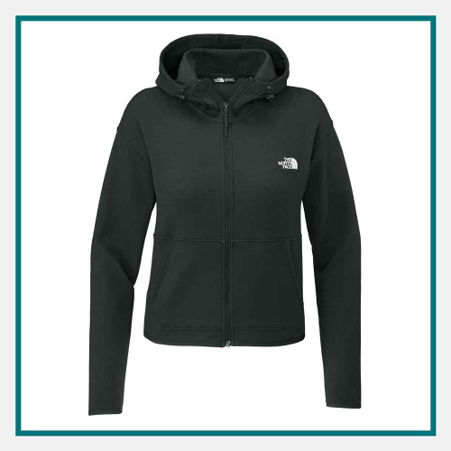 North Face Ladies Double-Knit Full-Zip Hoodie Custom Logo